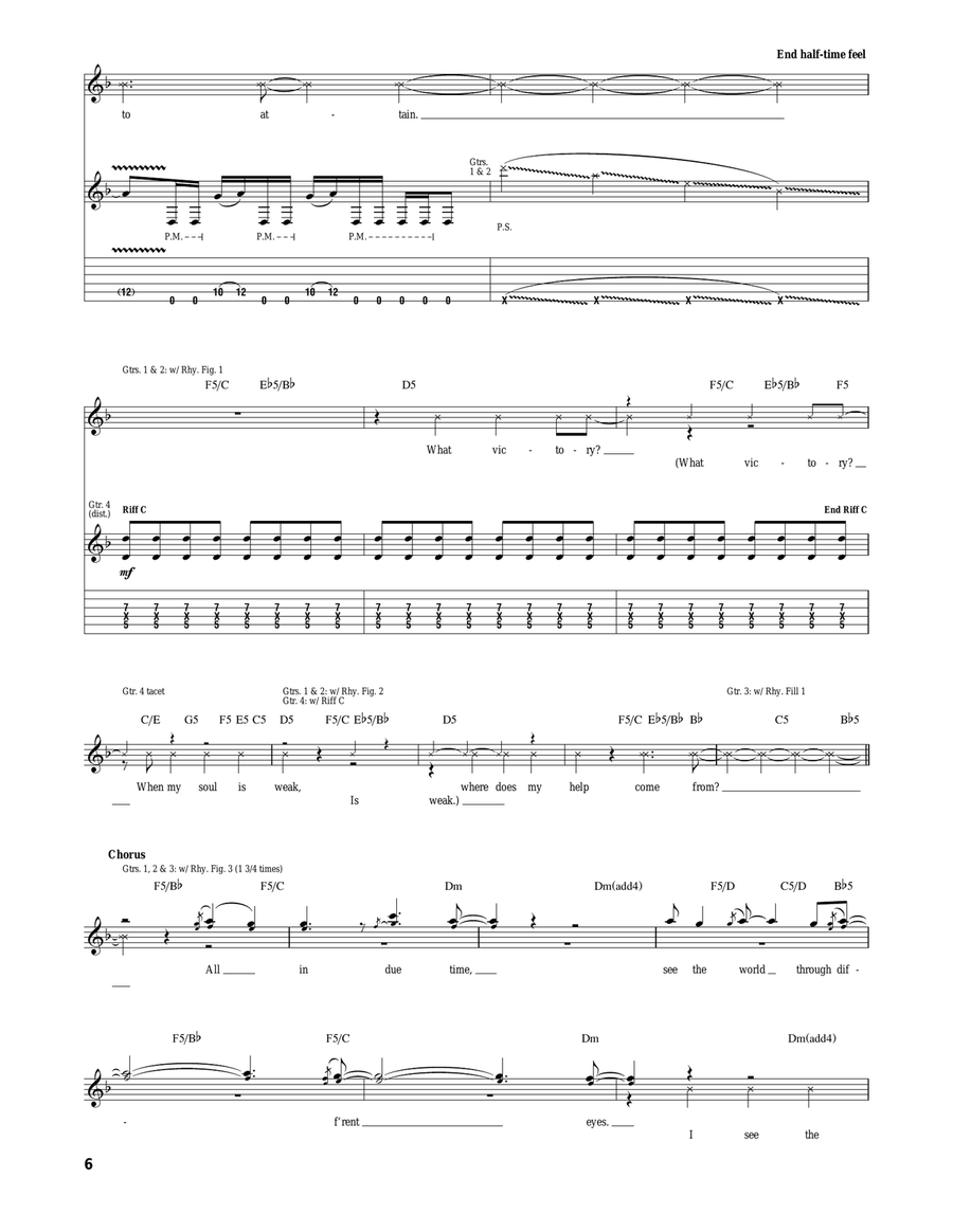 In Due Time Acoustic Guitar scores gallery preview page 6