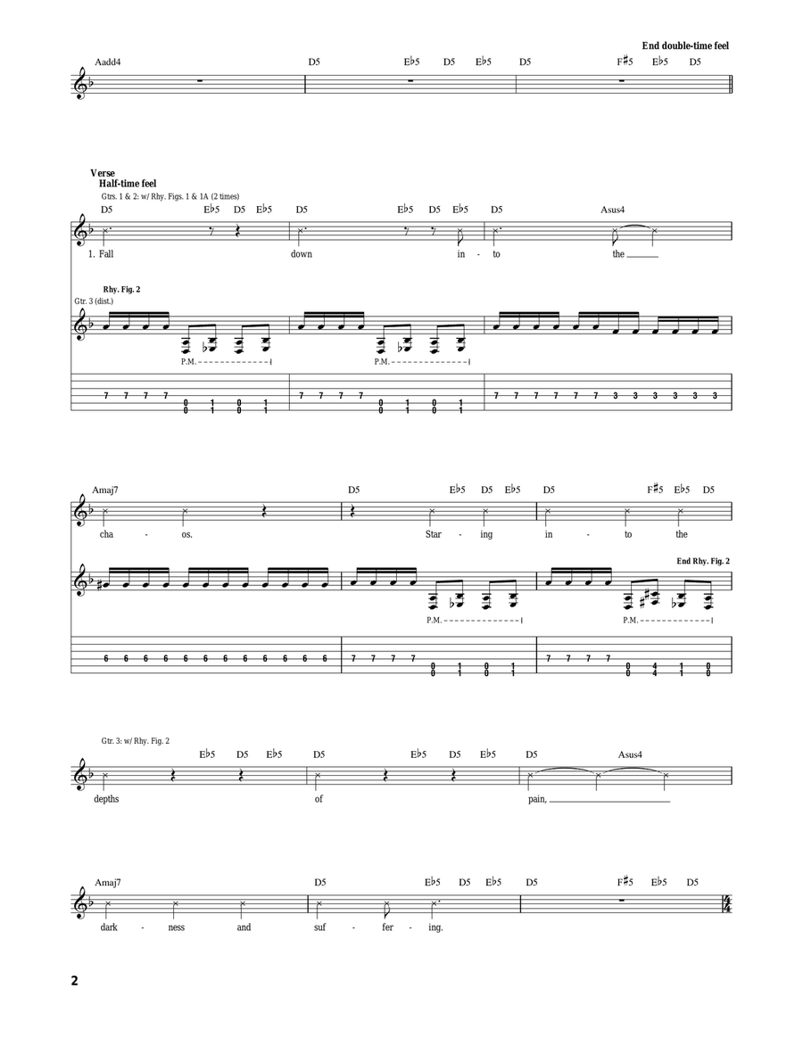 The Hell In Me The Hell In Me Acoustic Guitar scores gallery preview page 2