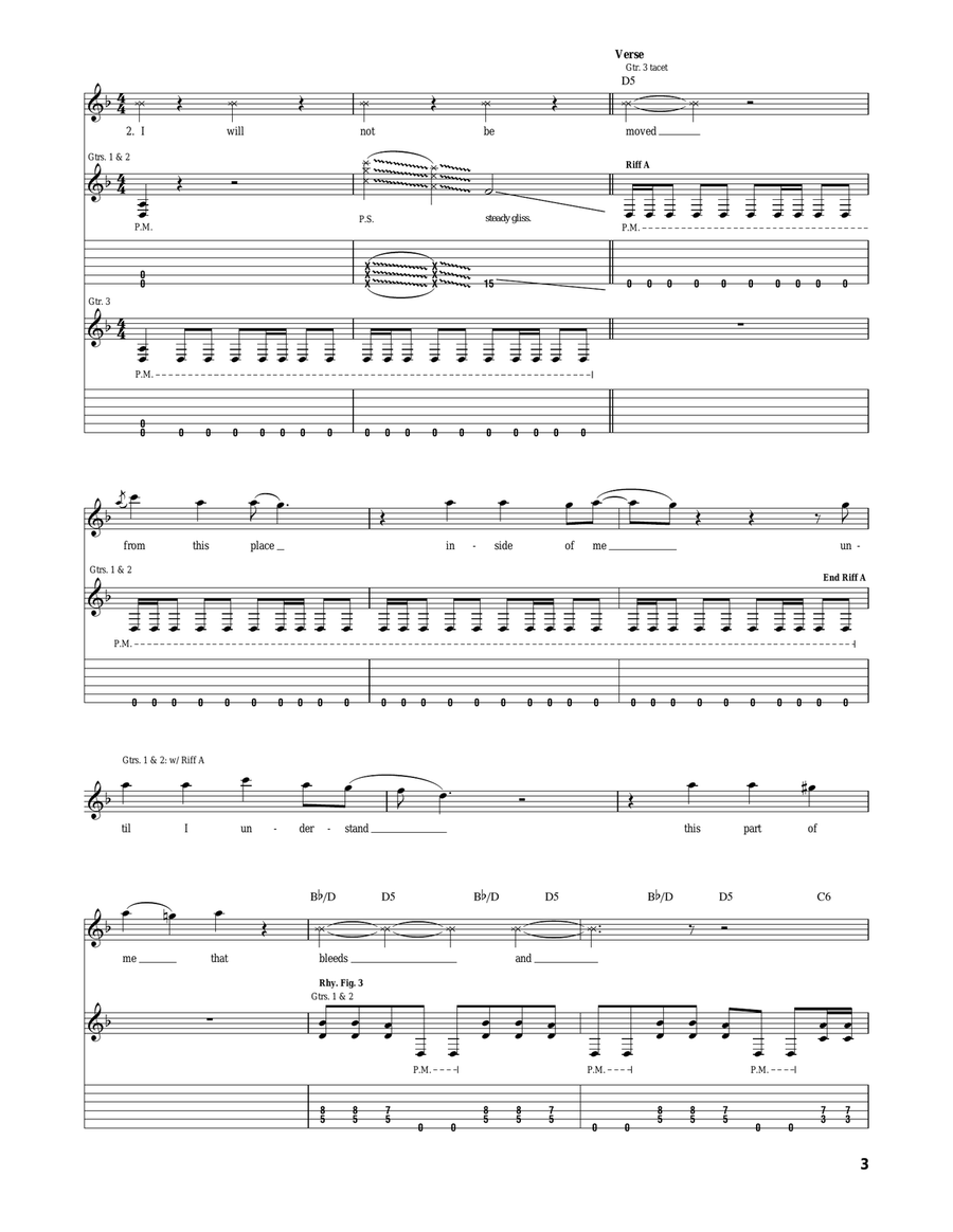 The Hell In Me The Hell In Me Acoustic Guitar scores gallery preview page 3