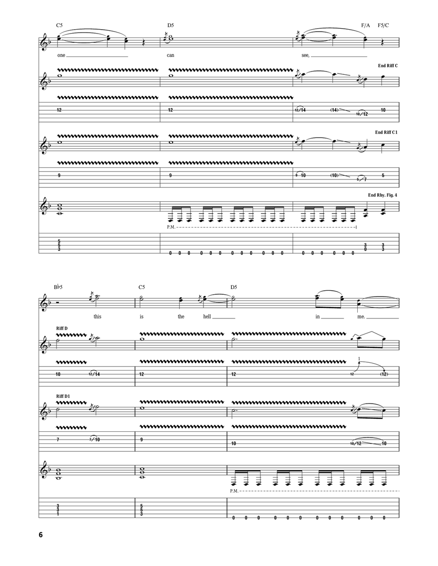 The Hell In Me The Hell In Me Acoustic Guitar scores gallery preview page 6