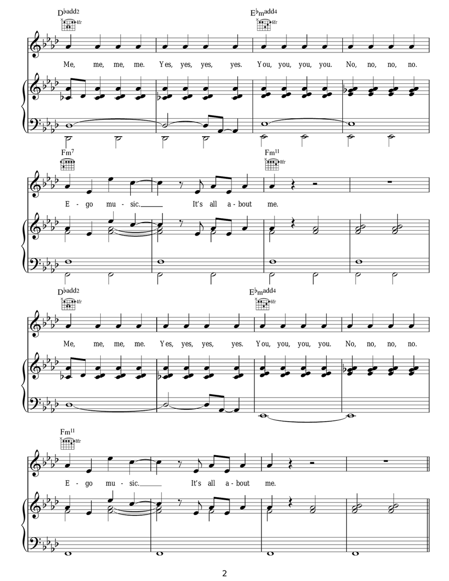 Ego Music Ego Music Acoustic Guitar scores gallery preview page 2