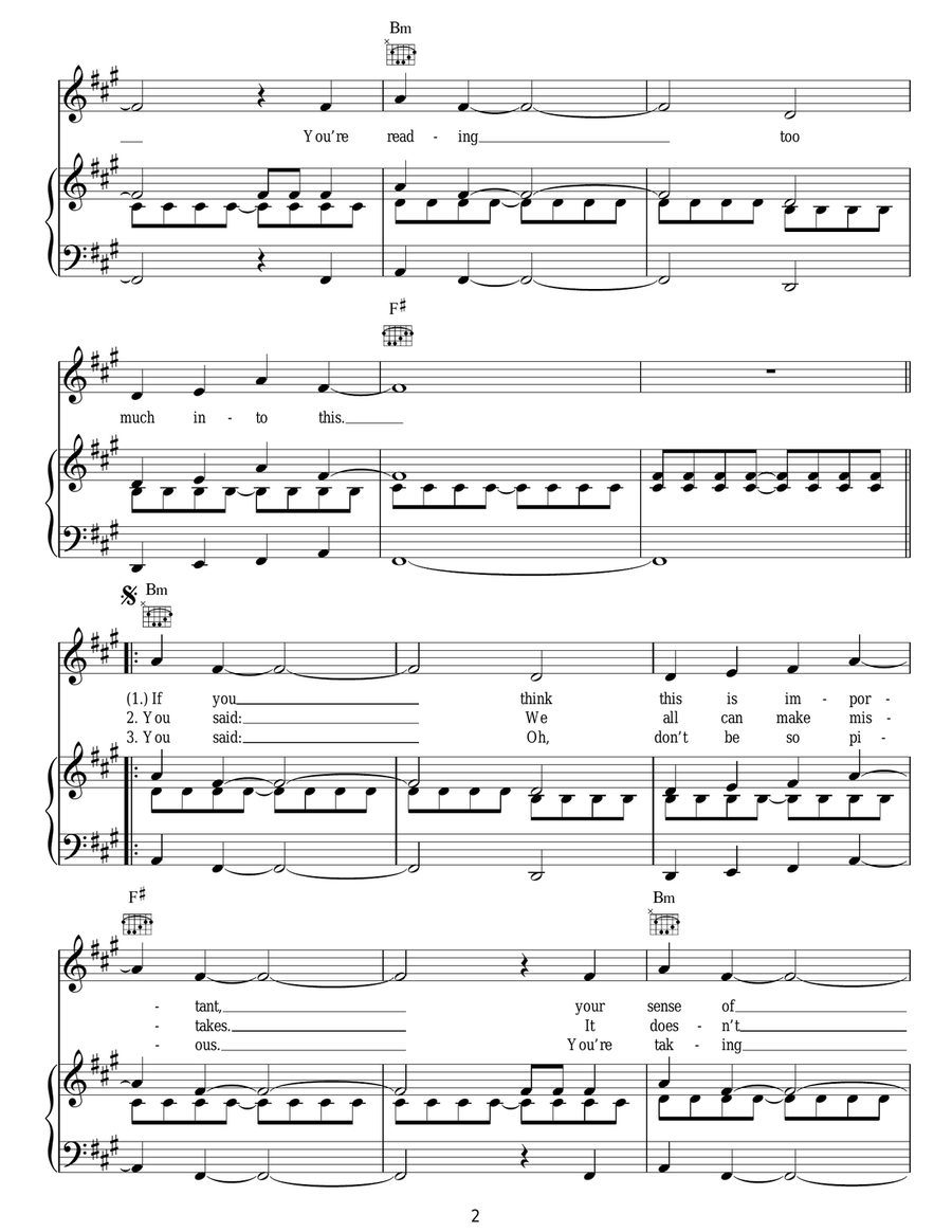 Everything Means Something Acoustic Guitar scores gallery preview page 2