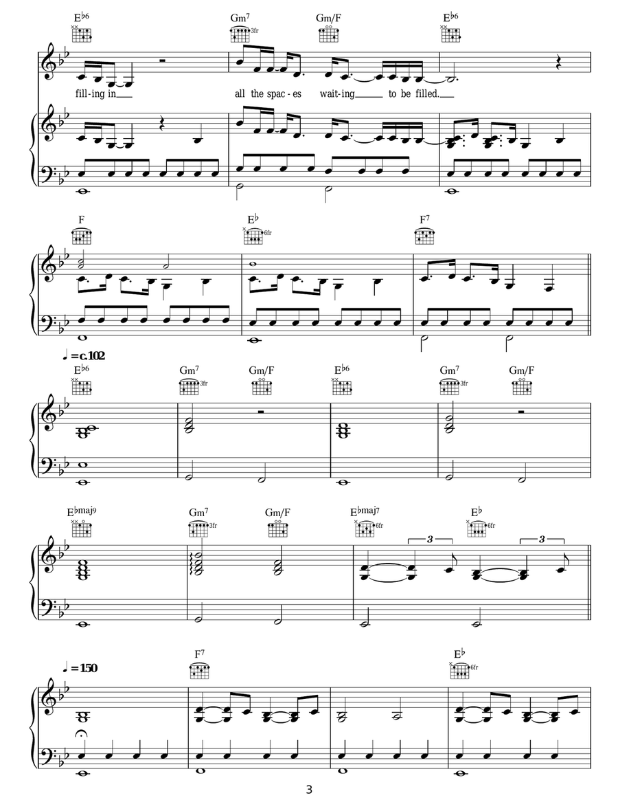 Crescent Moon Crescent Moon Acoustic Guitar scores gallery preview page 3