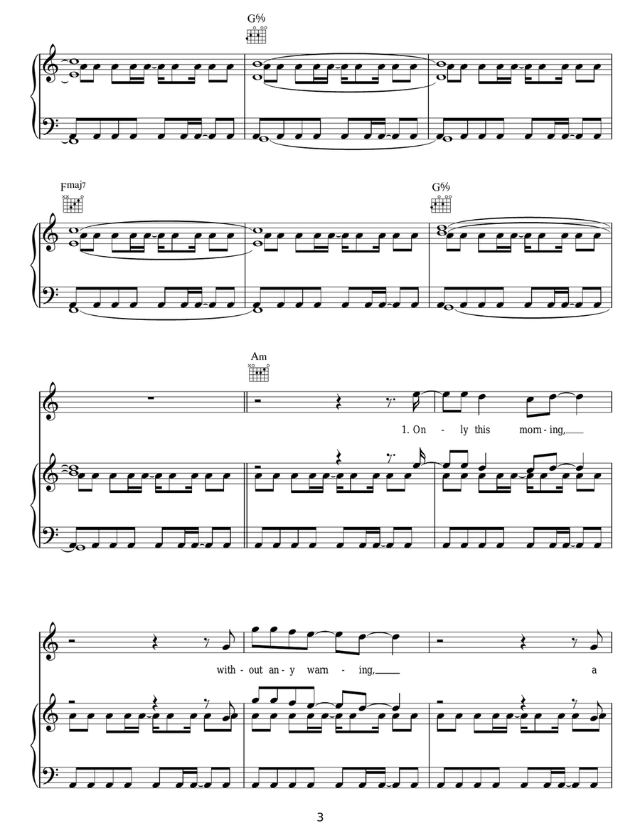 A Face Like That A Face Like That Acoustic Guitar scores gallery preview page 3