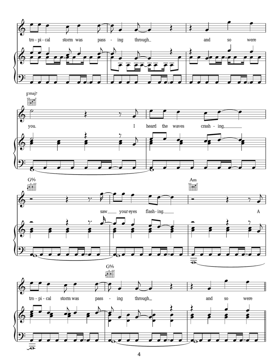 A Face Like That A Face Like That Acoustic Guitar scores gallery preview page 4