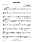 Blue Skies - Alternate Alto Sax mini preview