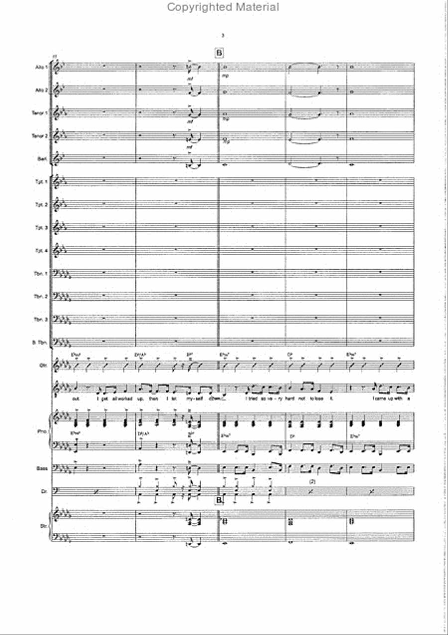 Haven't Met You Yet Big Band scores gallery preview page 4