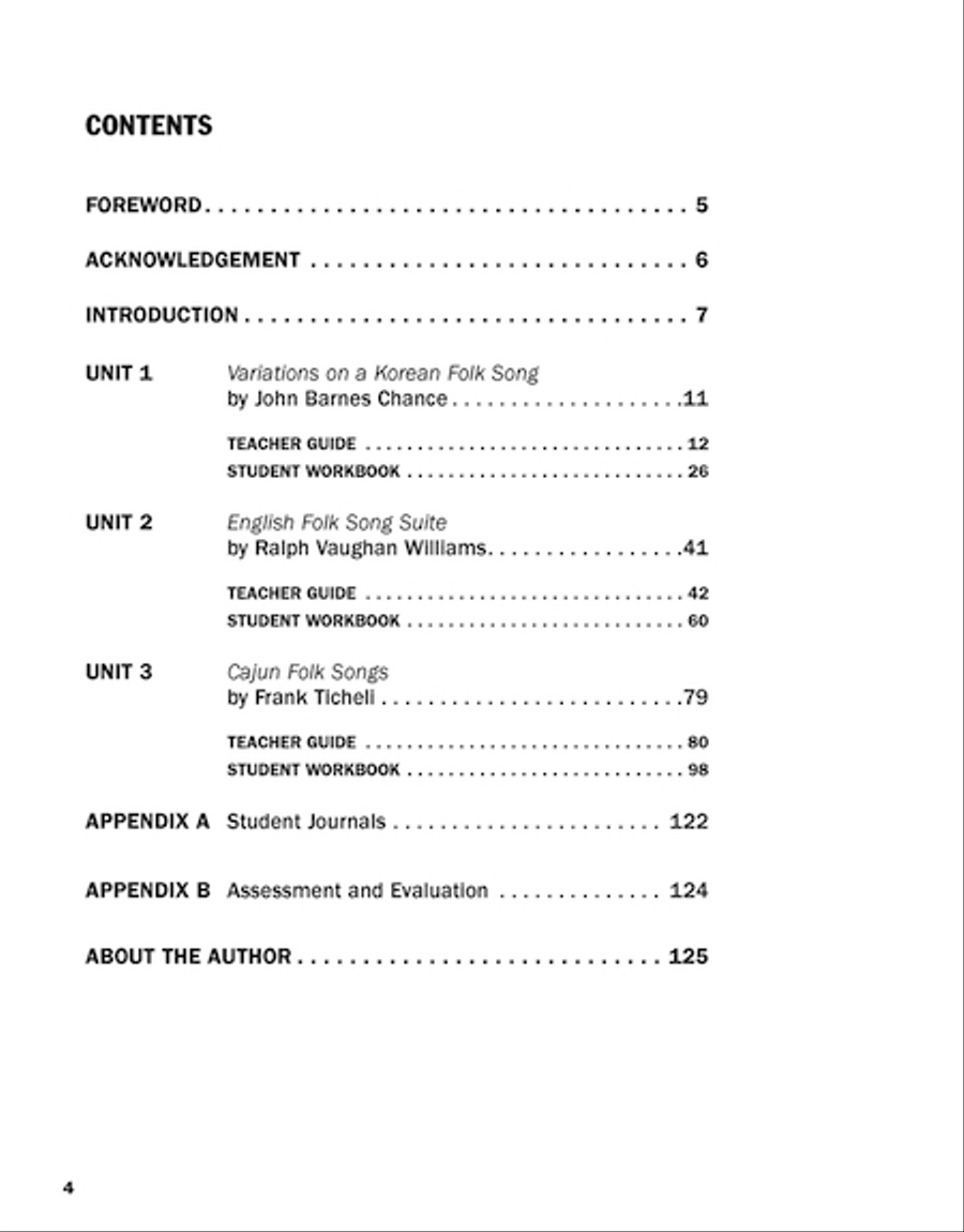 Guides to Band Masterworks, Volume III Collection / Songbook scores gallery preview page 2