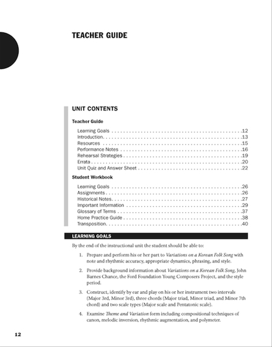 Guides to Band Masterworks, Volume III Collection / Songbook scores gallery preview page 3