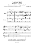 Plain Ol' Rag Duet