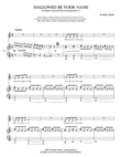 Hallowed Be Your Name (in C)