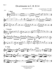 Divertimento H.II:14 for 4 Horns