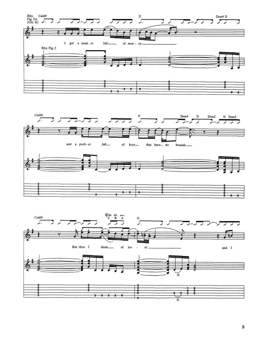 Can't Get You Off My Mind Acoustic Guitar scores gallery preview page 3