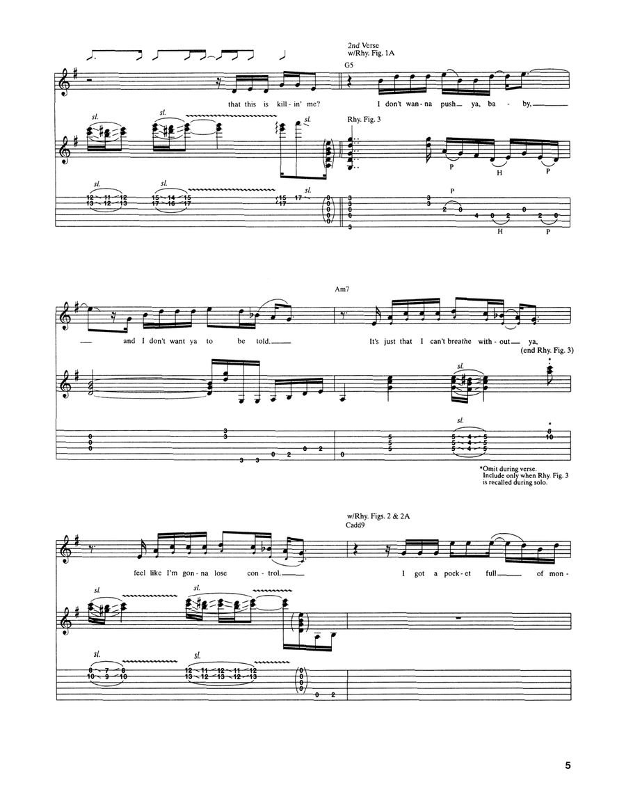Can't Get You Off My Mind Acoustic Guitar scores gallery preview page 5