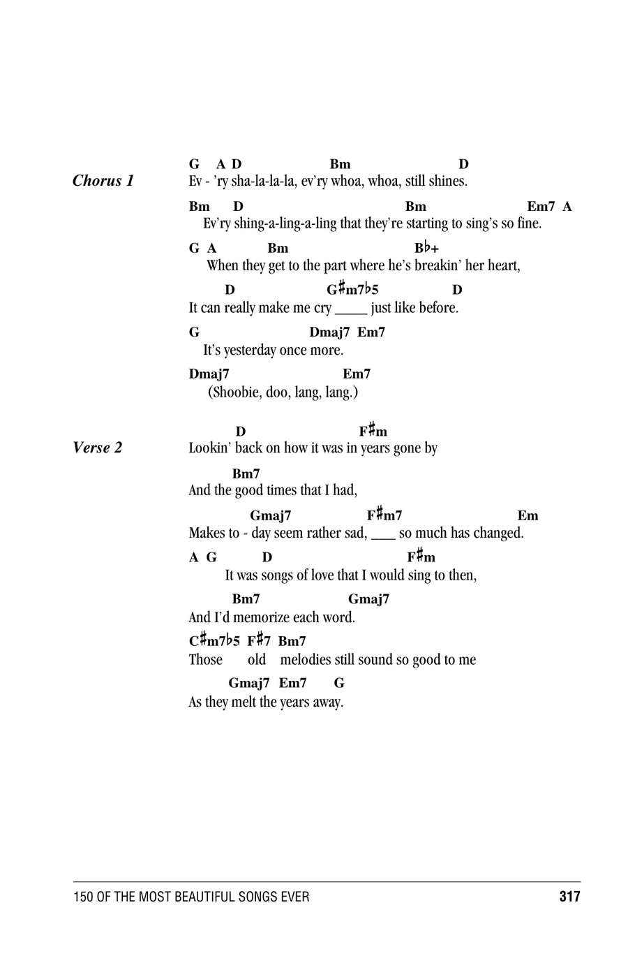 Yesterday Once More Yesterday Once More Ukulele scores gallery preview page 2