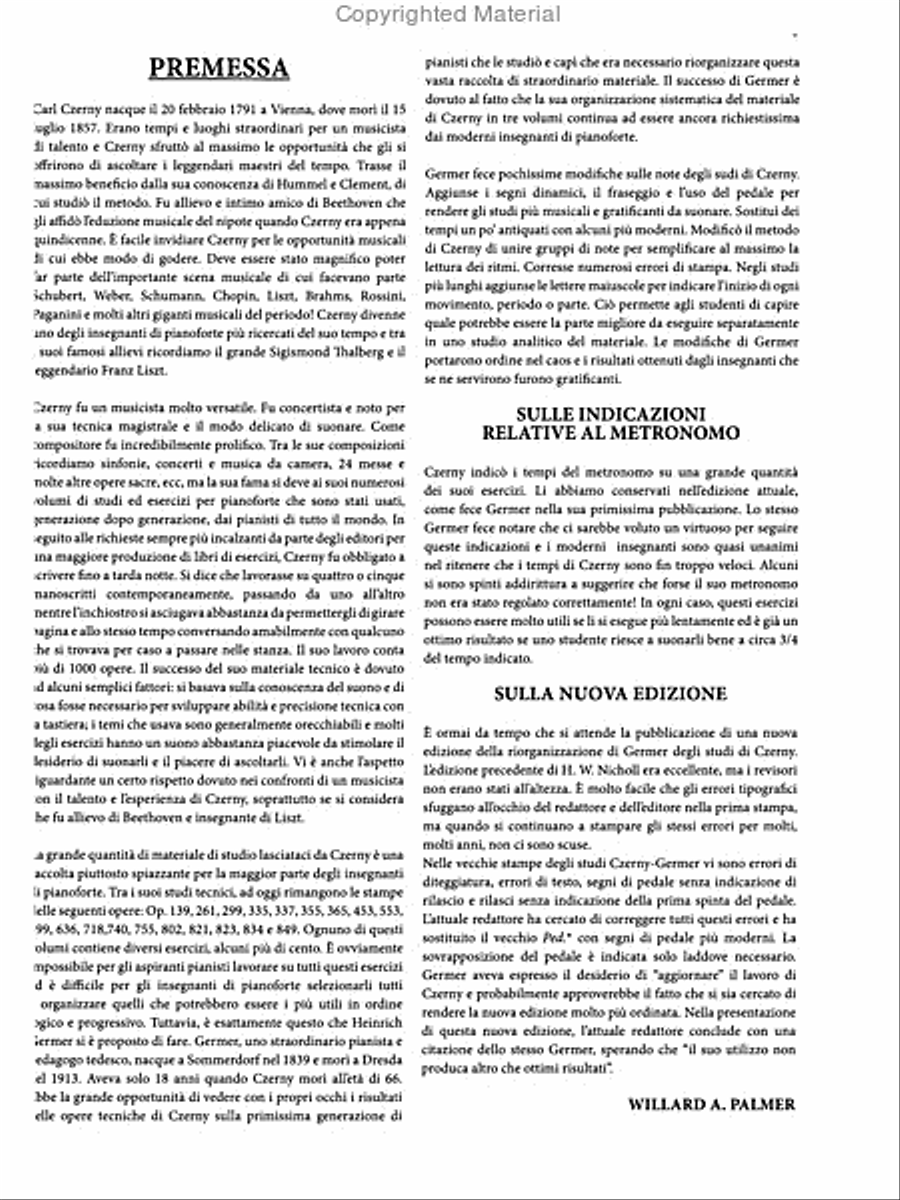 Czerny-Germer -- Selected Piano Studies Piano Method scores gallery preview page 3