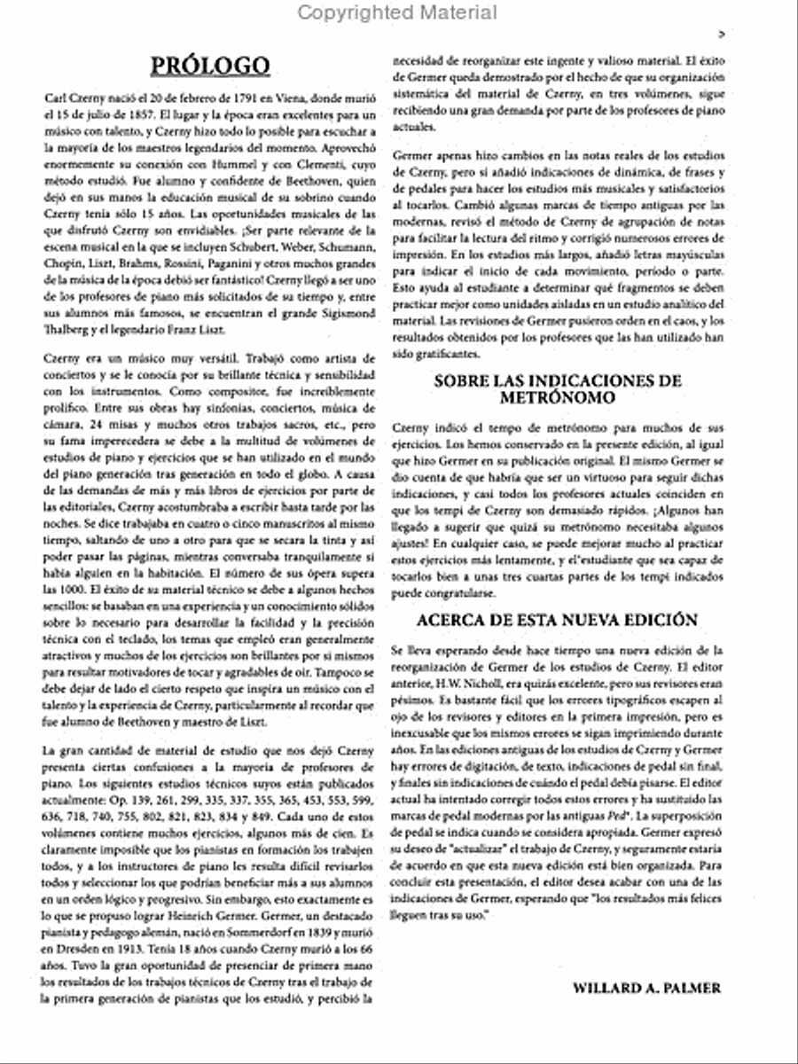 Czerny-Germer -- Selected Piano Studies Piano Method scores gallery preview page 5