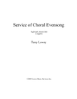 Sevice of Choral Evensong