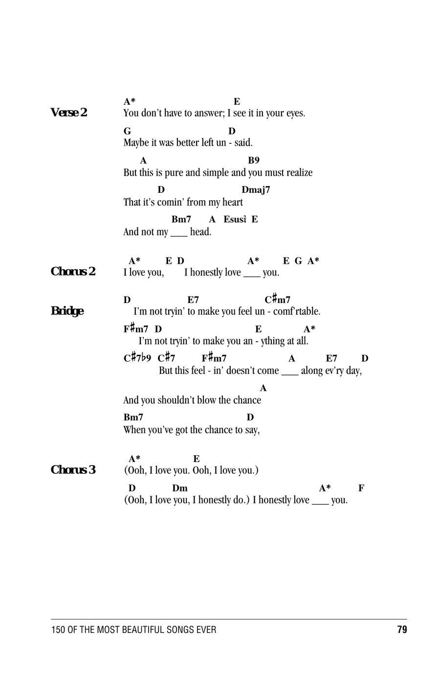 I Honestly Love You (from The Boy From Oz) Ukulele scores gallery preview page 2