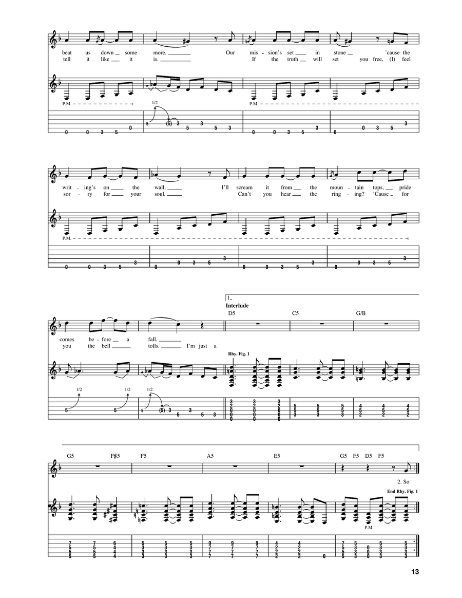 Freedom Fighter Freedom Fighter Acoustic Guitar scores gallery preview page 2