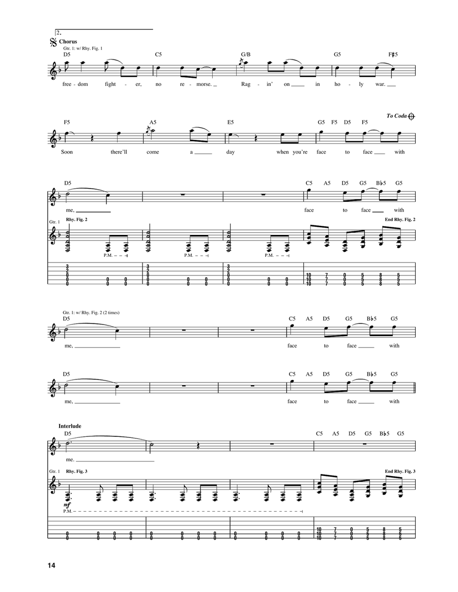 Freedom Fighter Freedom Fighter Acoustic Guitar scores gallery preview page 3