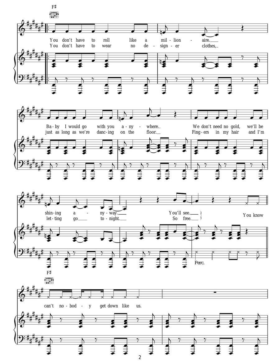 Ooh La La Ooh La La Acoustic Guitar scores gallery preview page 2