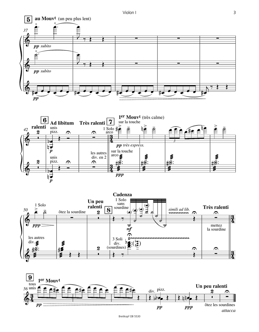 Rapsodie espagnole Rapsodie espagnole Orchestra scores gallery preview page 3