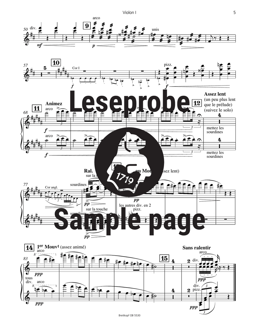 Rapsodie espagnole Rapsodie espagnole Orchestra scores gallery preview page 5