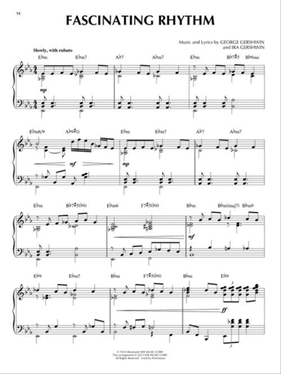 George Gershwin George Gershwin Piano Solo scores gallery preview page 6