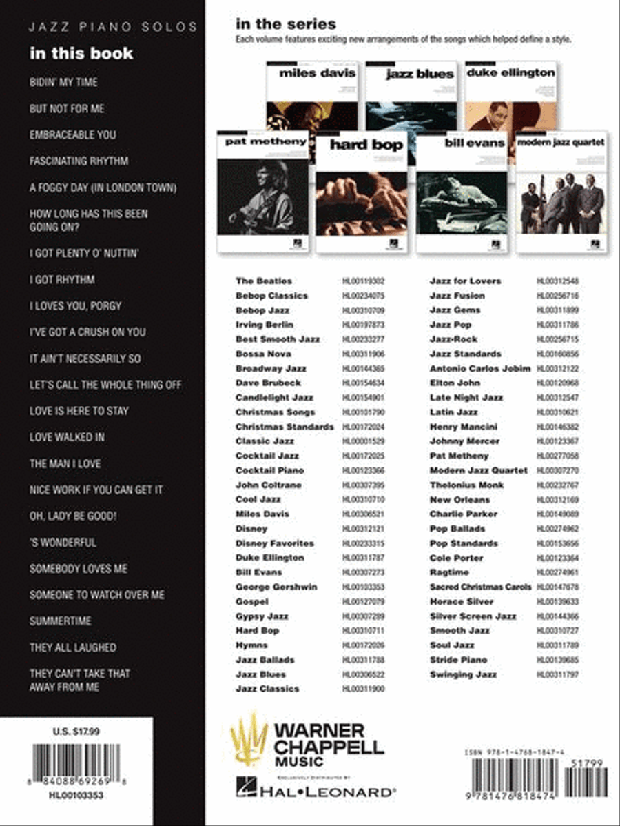 George Gershwin George Gershwin Piano Solo scores gallery preview page 8