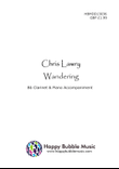 Wandering - for Bb Clarinet & Piano (from Scenes from a Parisian Cafe)