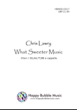What Sweeter Music (Choir/SSAATTBB)