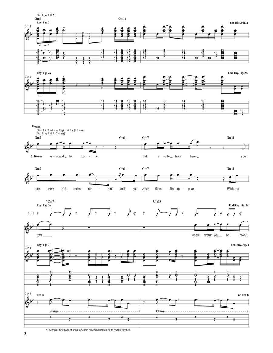 Long Train Runnin' Acoustic Guitar scores gallery preview page 2