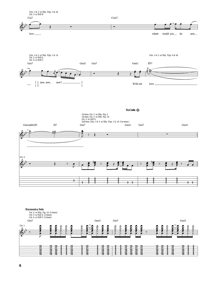 Long Train Runnin' Acoustic Guitar scores gallery preview page 6