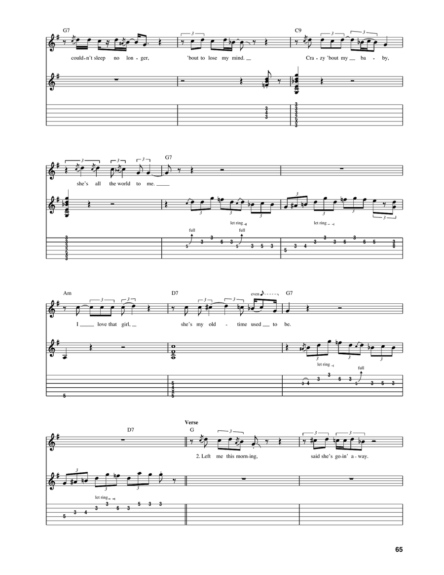 She's My Old Time Used To Be Acoustic Guitar scores gallery preview page 2