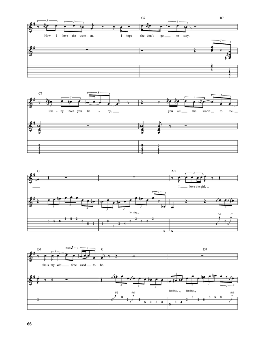 She's My Old Time Used To Be Acoustic Guitar scores gallery preview page 3