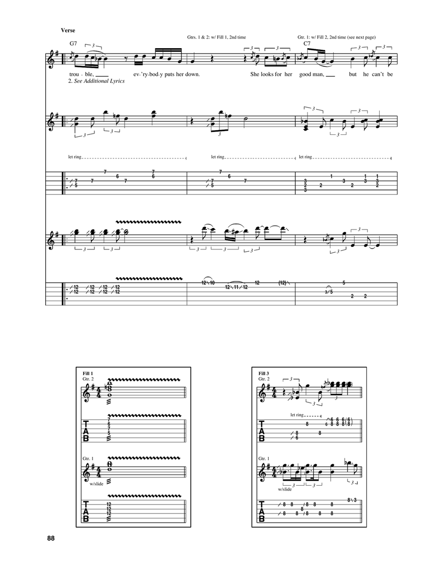 Come On In My Kitchen Come On In My Kitchen Acoustic Guitar scores gallery preview page 3