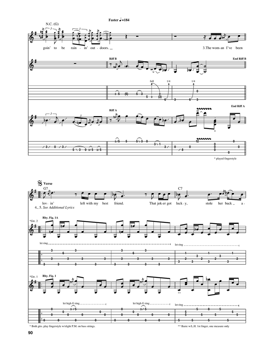 Come On In My Kitchen Come On In My Kitchen Acoustic Guitar scores gallery preview page 5