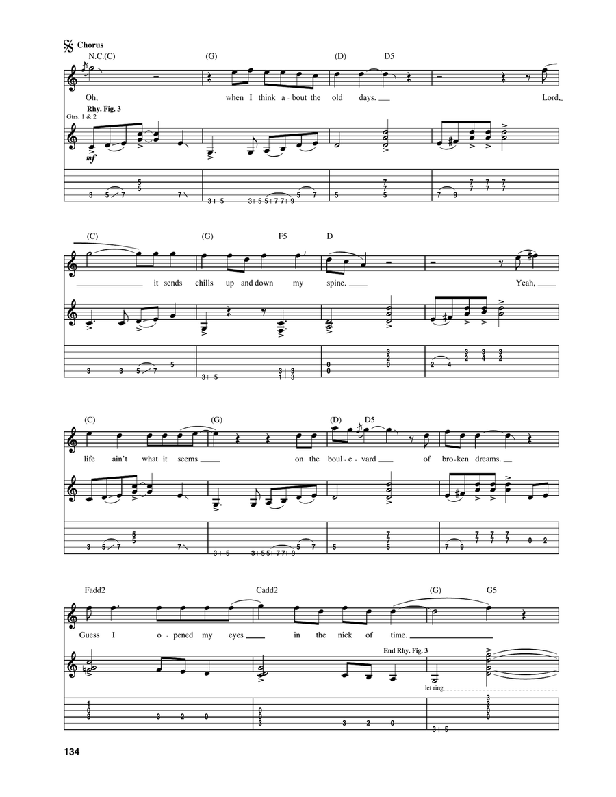 End Of The Line End Of The Line Acoustic Guitar scores gallery preview page 4