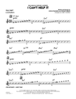 I Can't Help It - Bb Solo Sheet