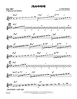 Jeannine - C Solo Sheet