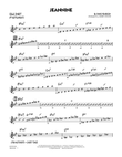Jeannine - Bb Solo Sheet