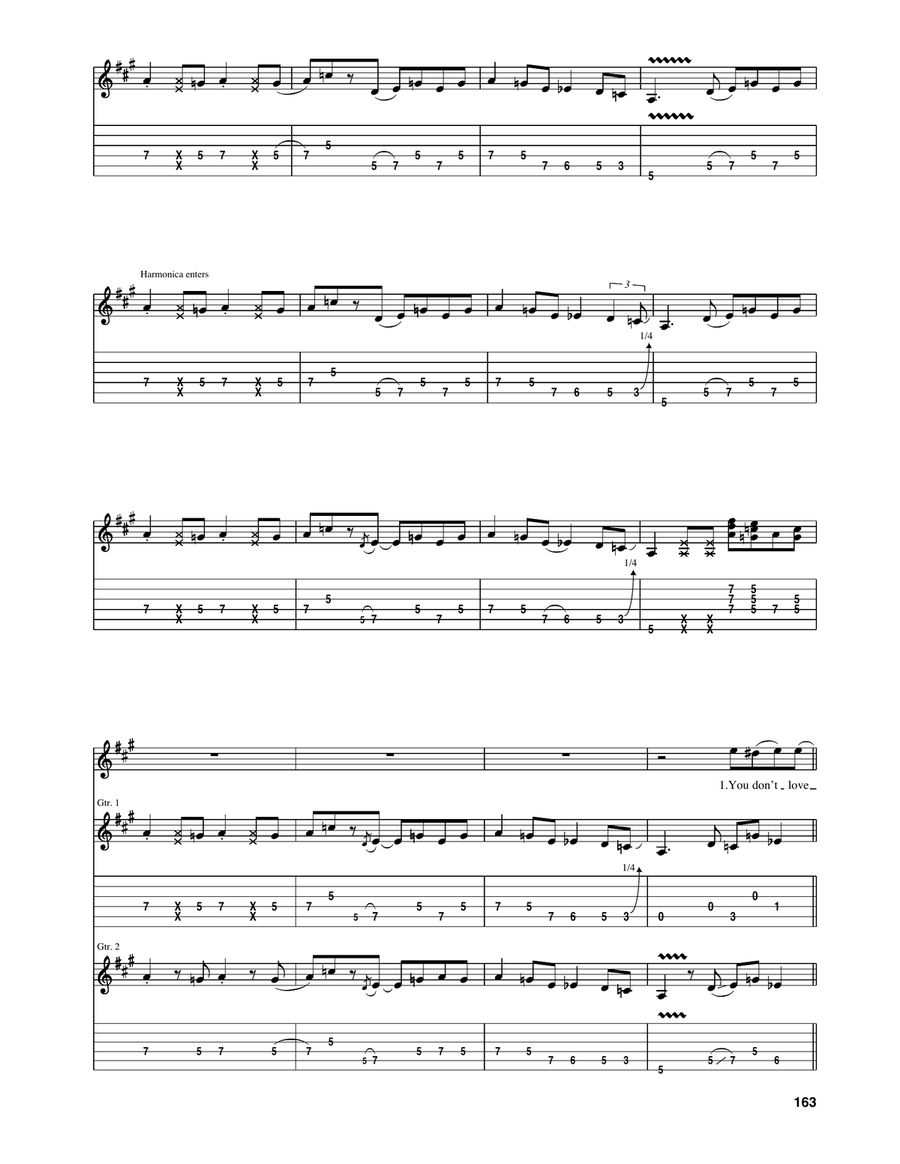 You Don't Love Me You Don't Love Me Acoustic Guitar scores gallery preview page 3