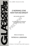 O Morning Star, How Fair and Bright
