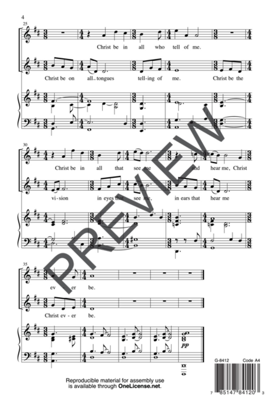 Lorica of St. Patrick Lorica of St. Patrick Unison Choir scores gallery preview page 5