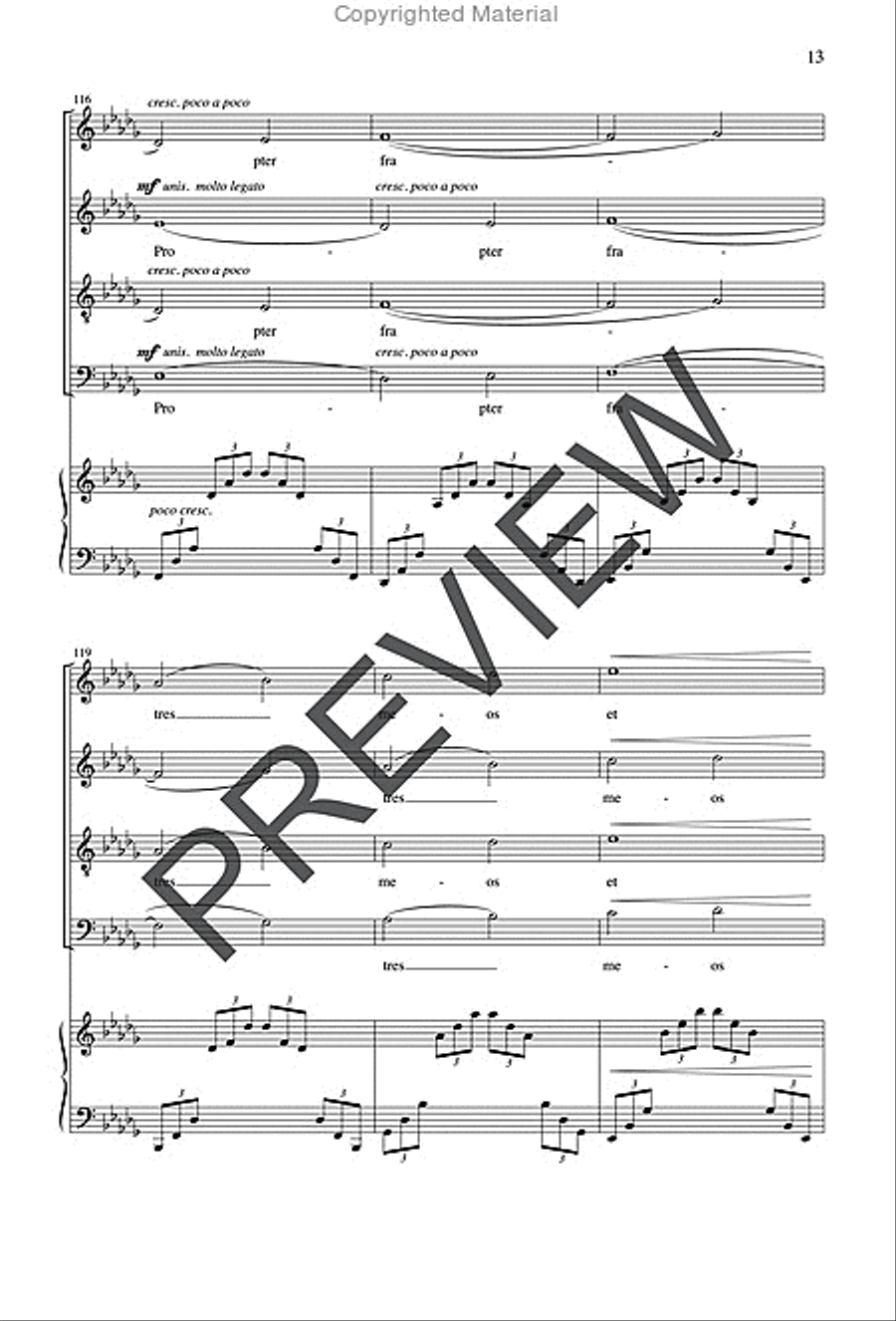 Newtown Psalm Newtown Psalm Divisi scores gallery preview page 12