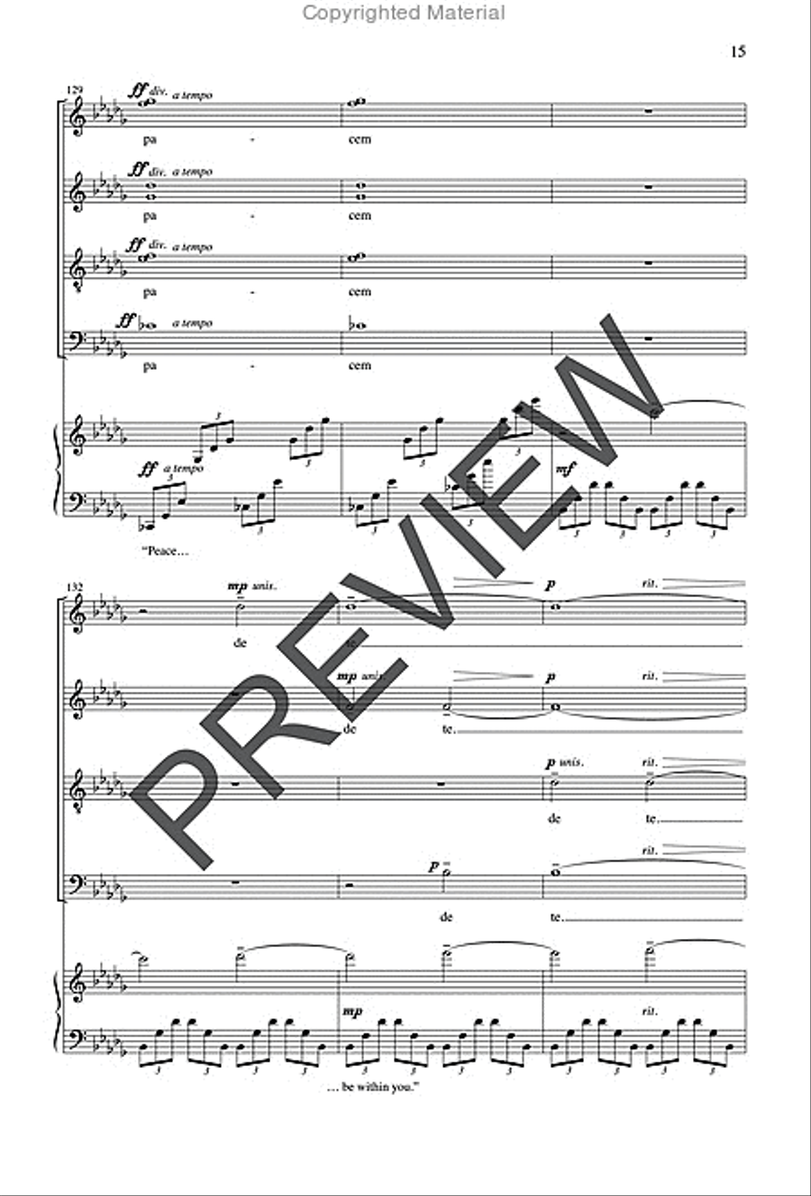 Newtown Psalm Newtown Psalm Divisi scores gallery preview page 14