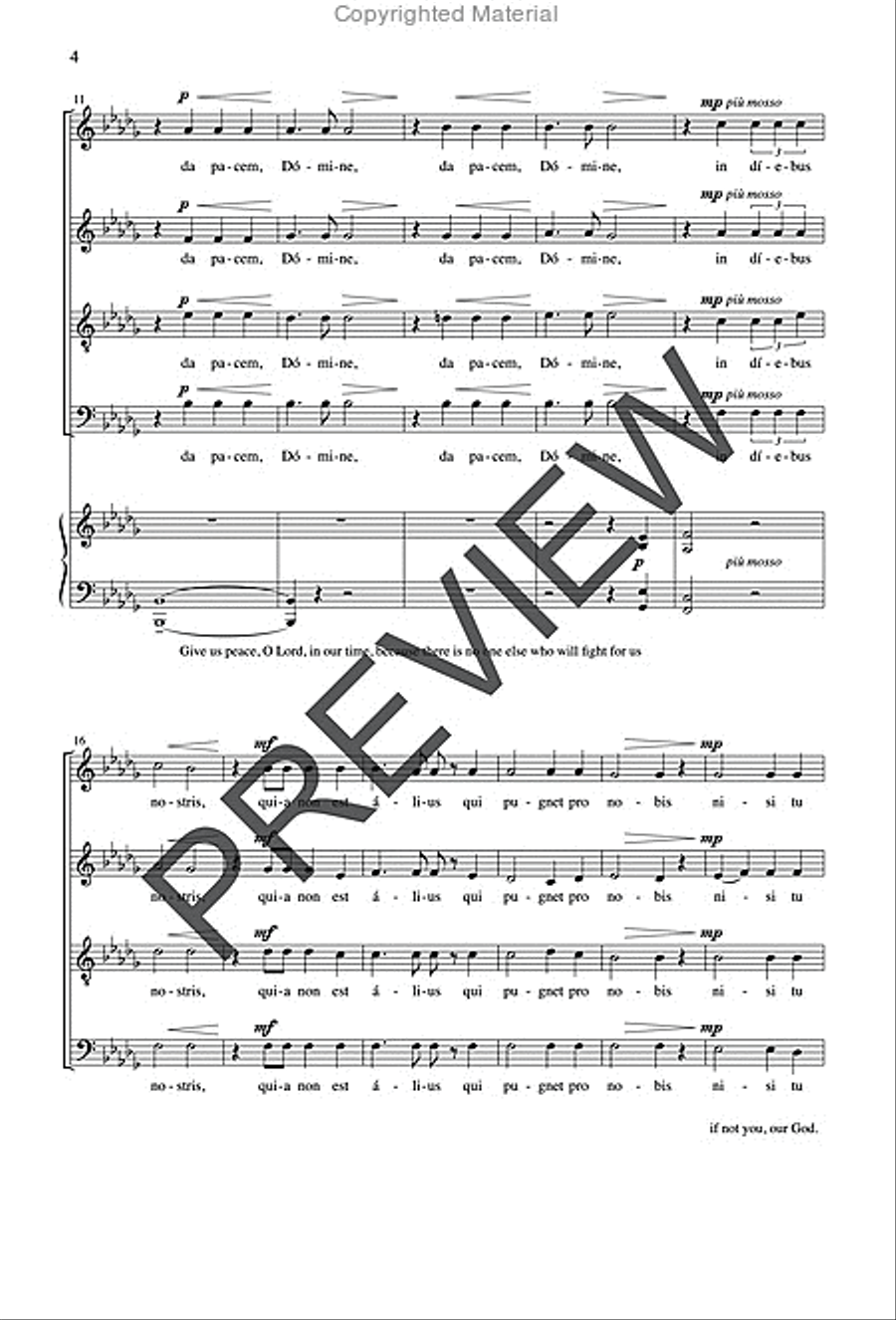 Newtown Psalm Newtown Psalm Divisi scores gallery preview page 3