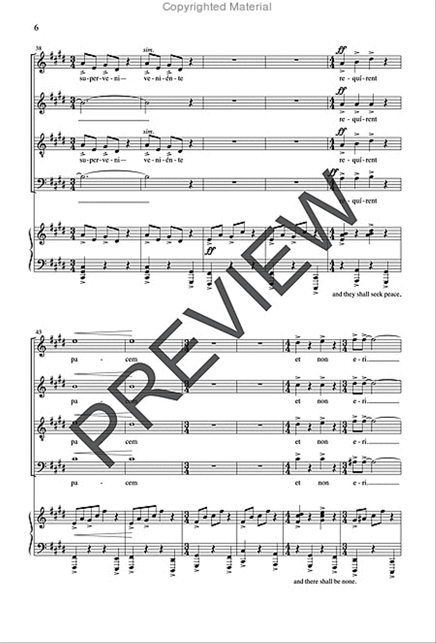 Newtown Psalm Newtown Psalm Divisi scores gallery preview page 5