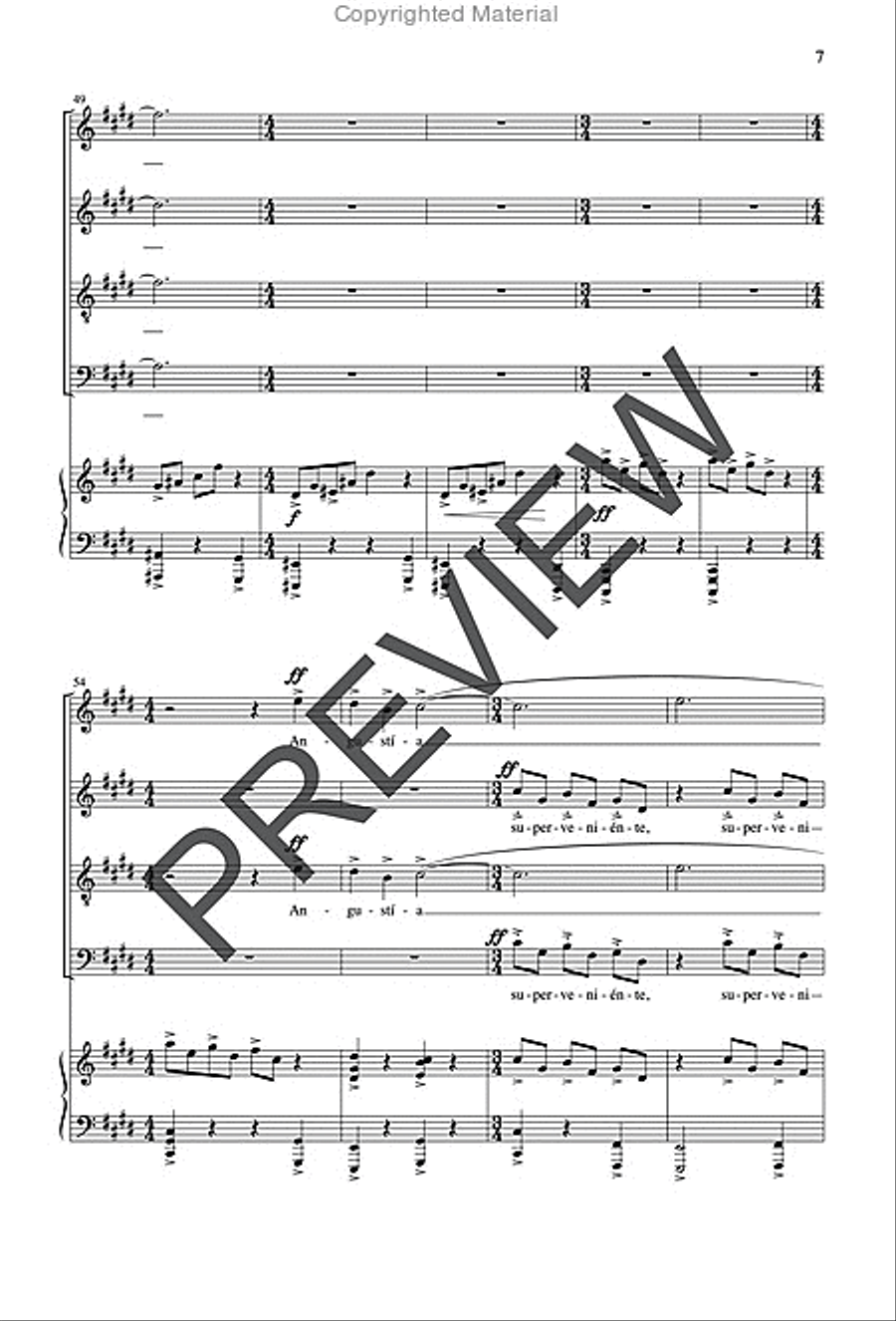Newtown Psalm Newtown Psalm Divisi scores gallery preview page 6